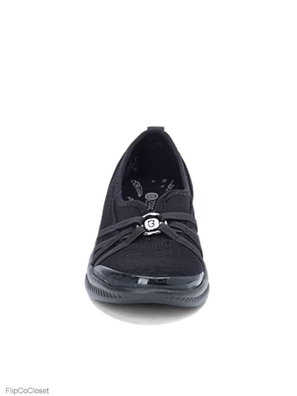 Stretch Fabric Slip-On Flats with Memory Foam - Picture 3 of 6